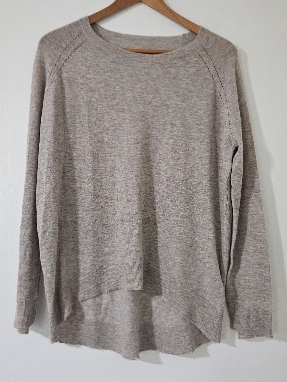 Zadig & Voltaire Womens Sweater S 100% Cashmere Pullover Oversize Minimalist